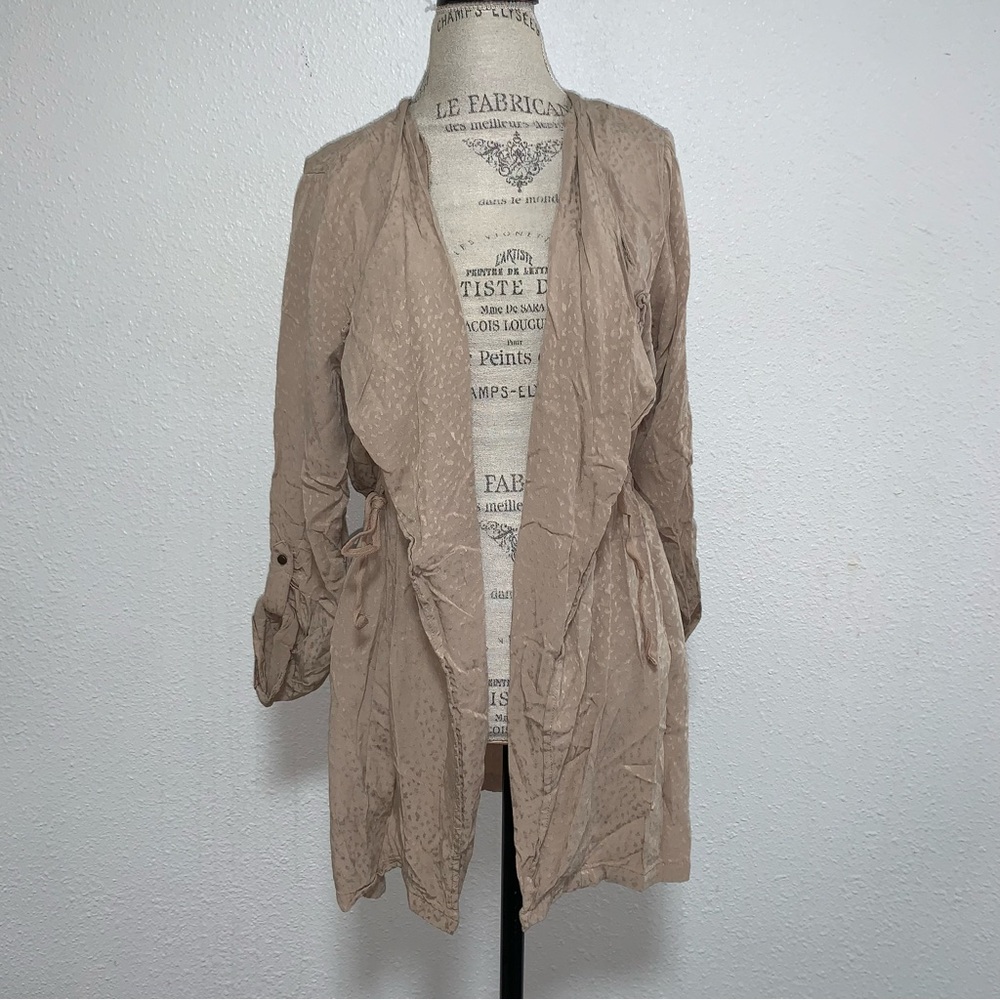 Maurices Duster Cardigan Cheetah Print Sweater